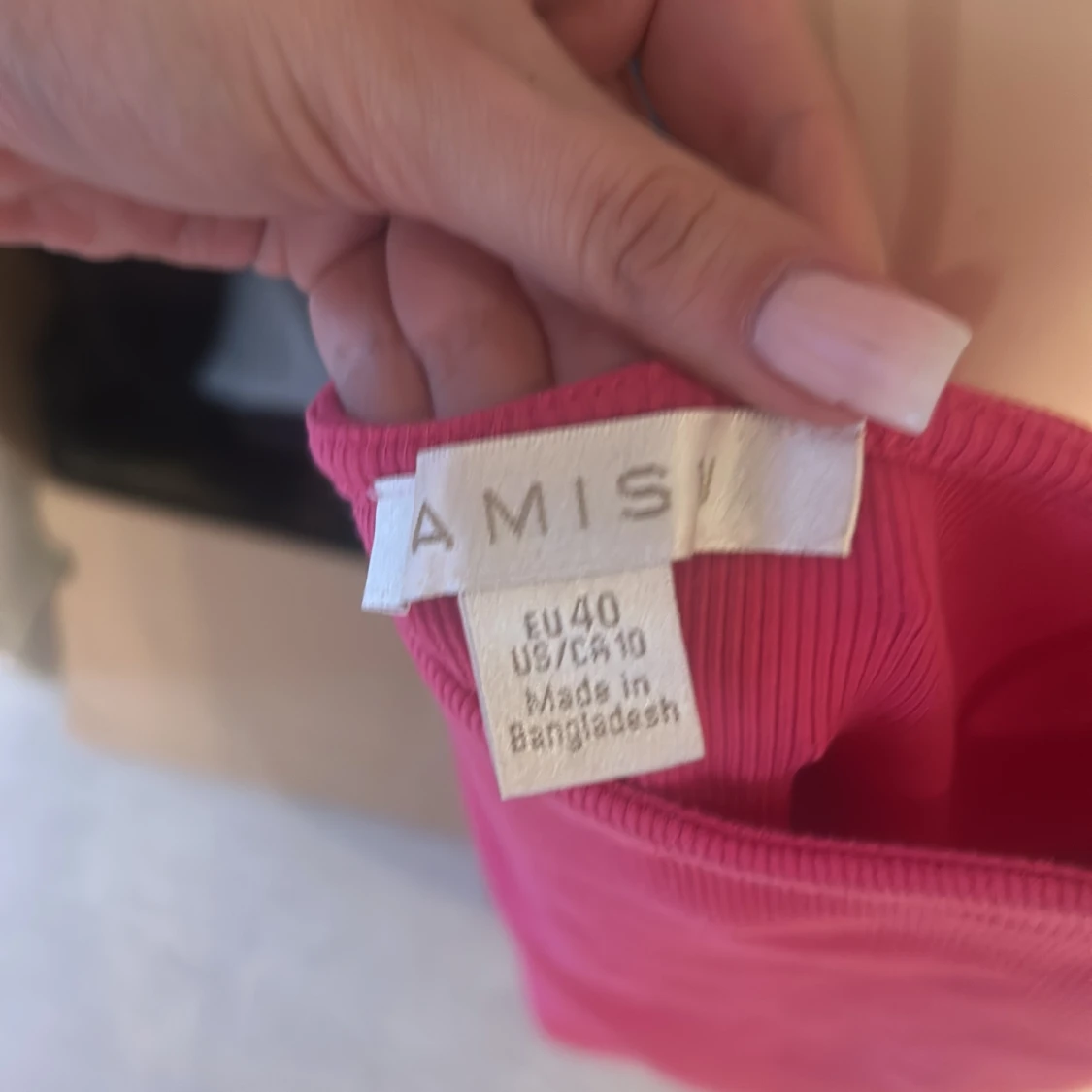 Rosa klänning från Amisu - 1