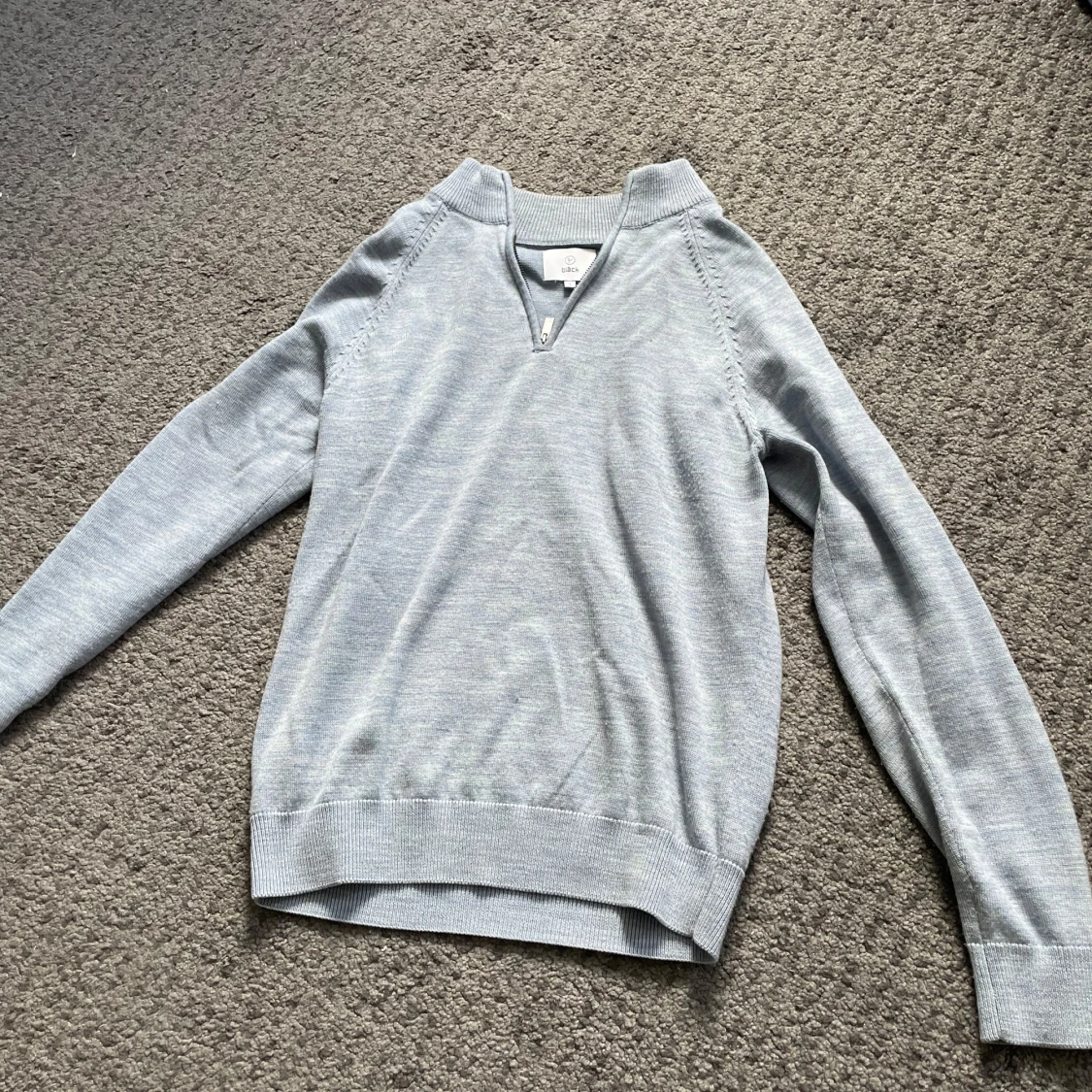 Grå tröja med dragkedja från Bläck - 3