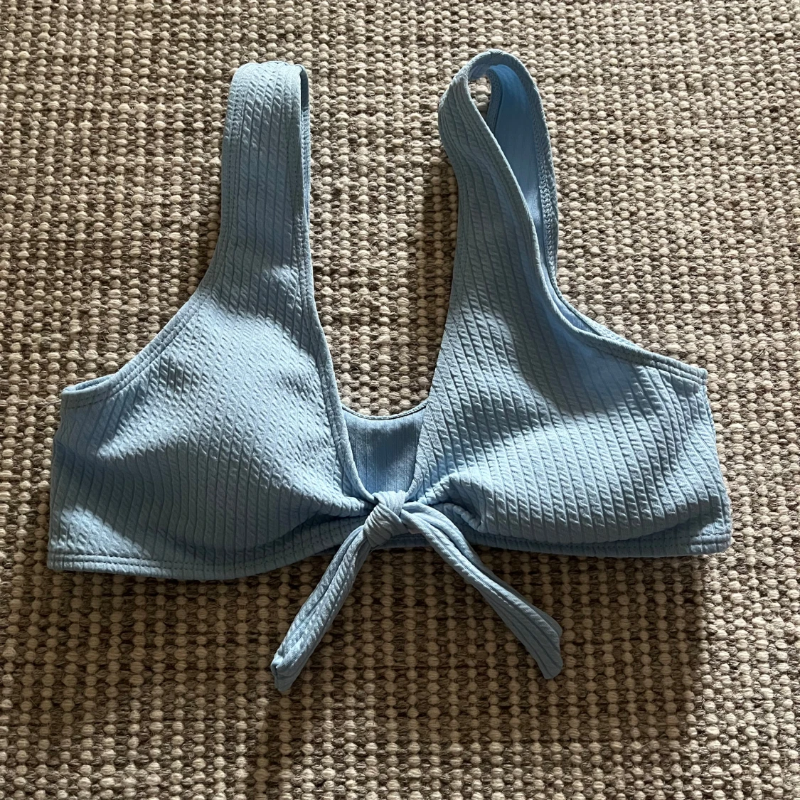 Blå bikini överdel 