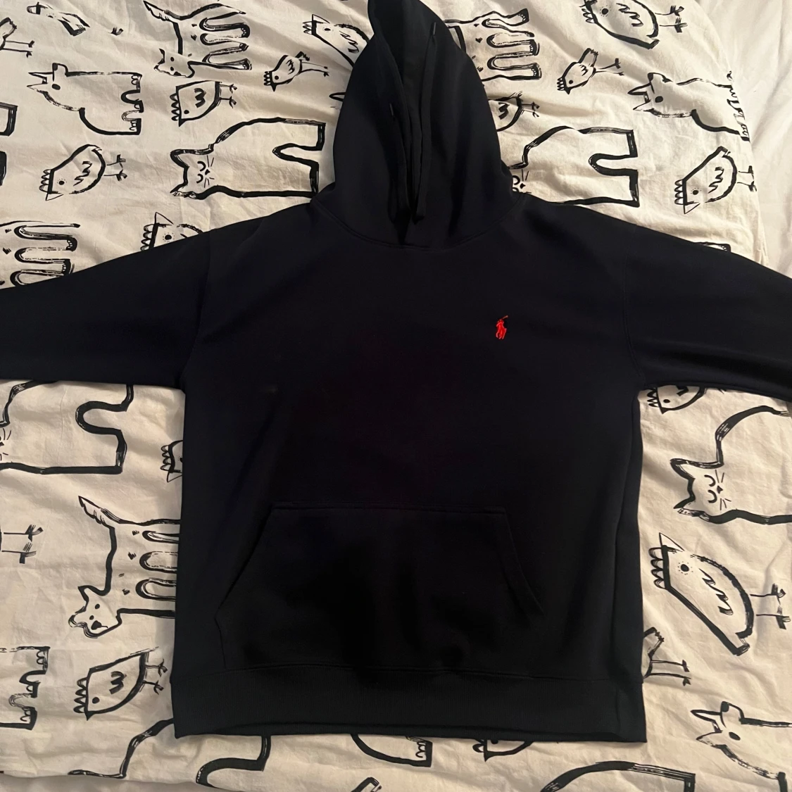 Svart hoodie från Polo Ralph Lauren