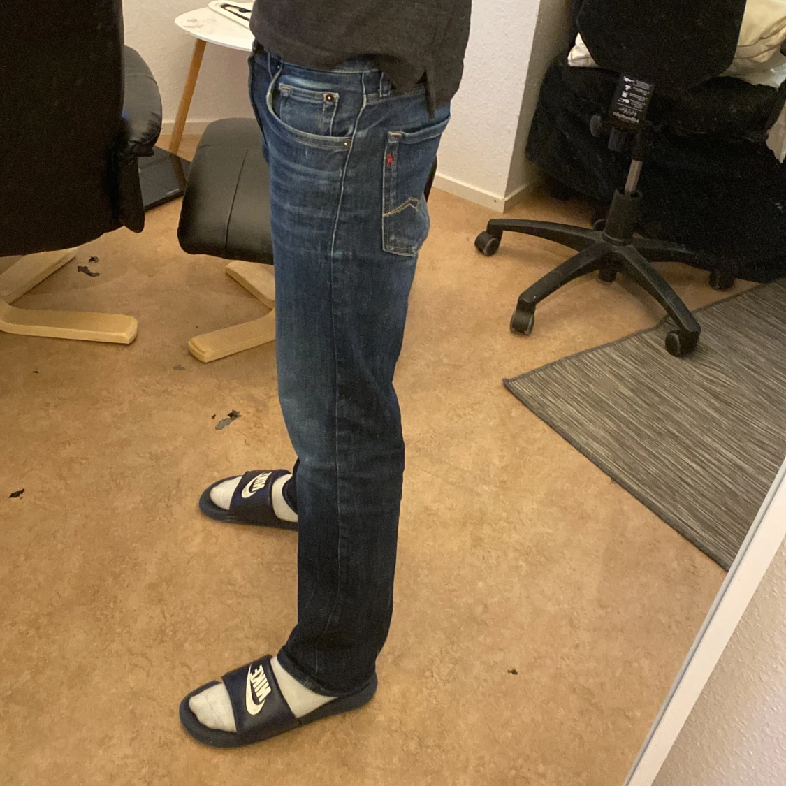 Blå jeansbyxor från Replay - 1