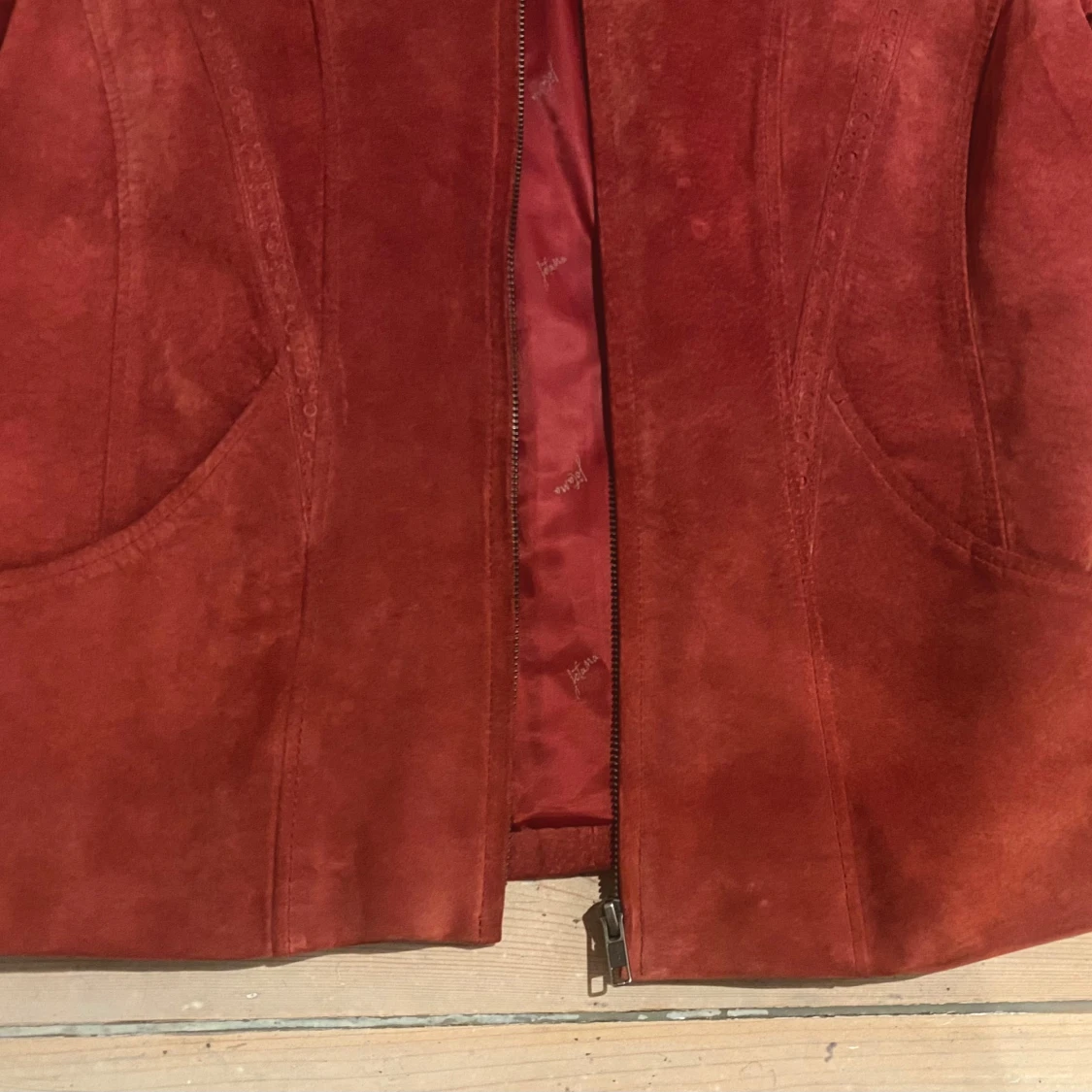 JOFAMA vintage real suede jacket, 38 - 4