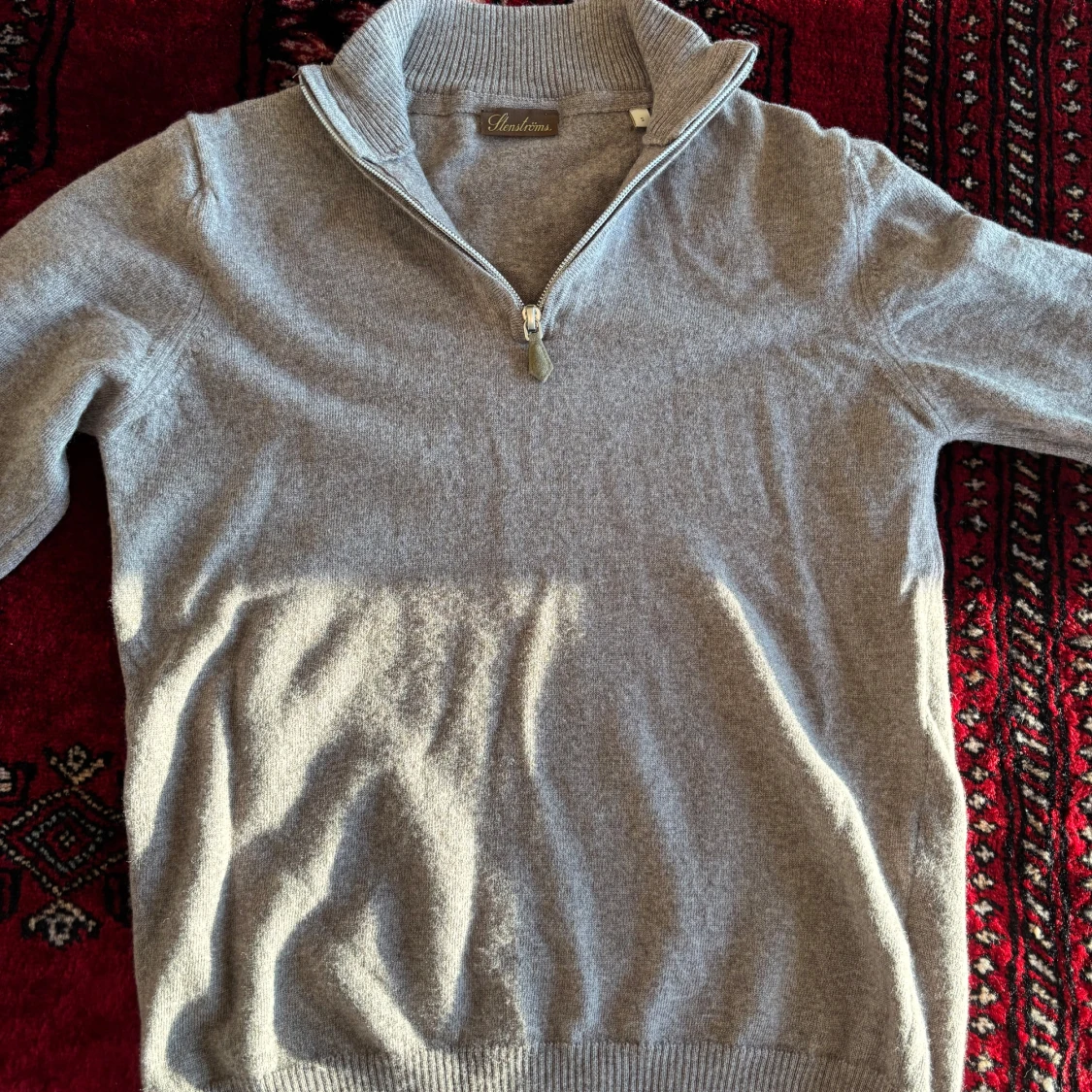 Beige Half zip från Stenströms