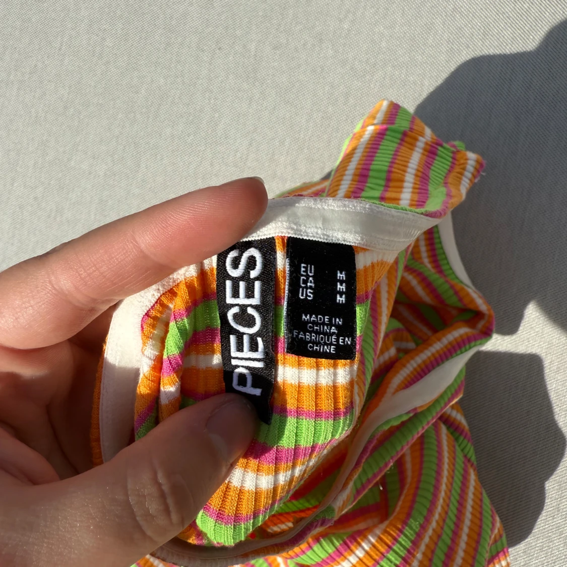 Randig långklänning vero Moda - 3