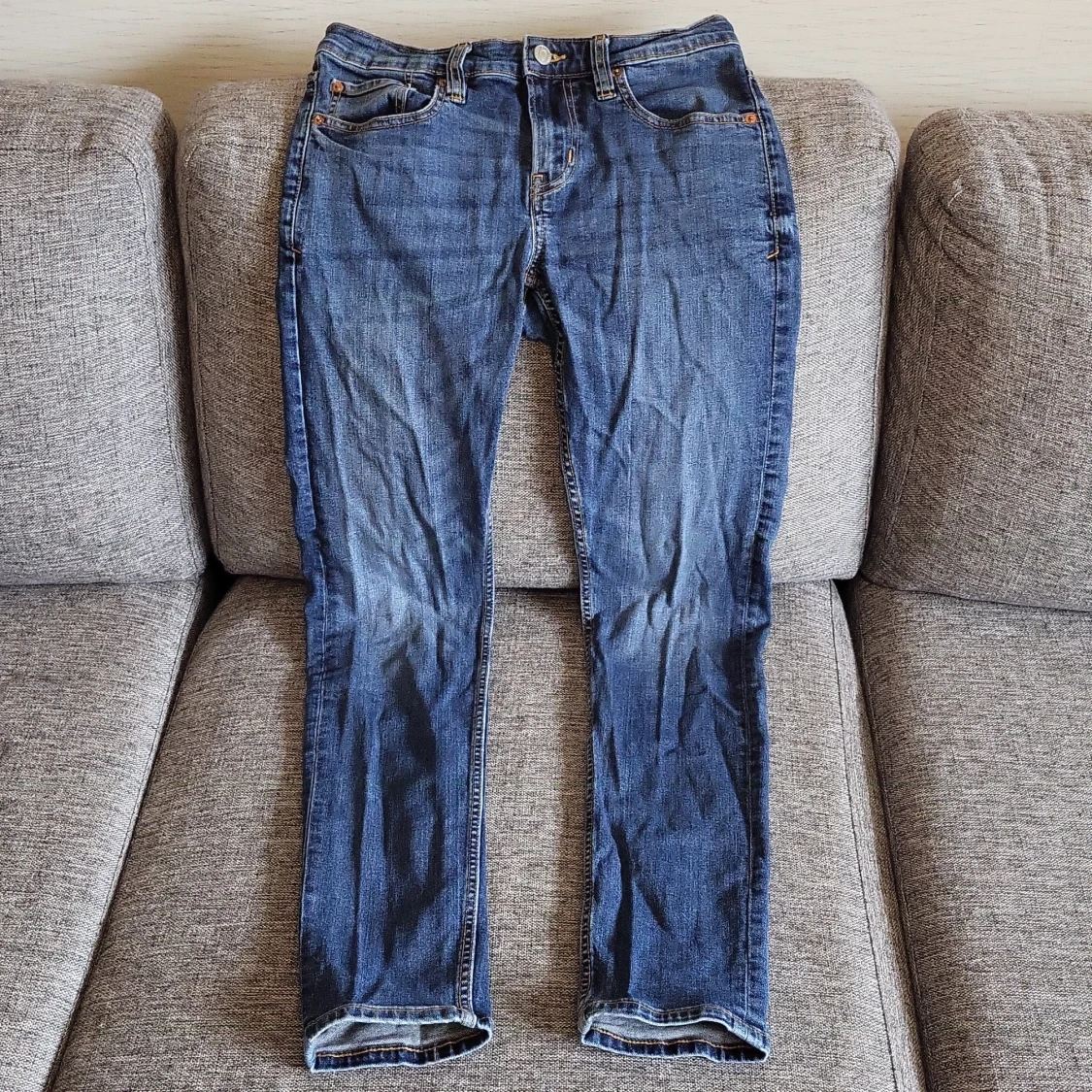 Lager 157: Mörkblå Jeans