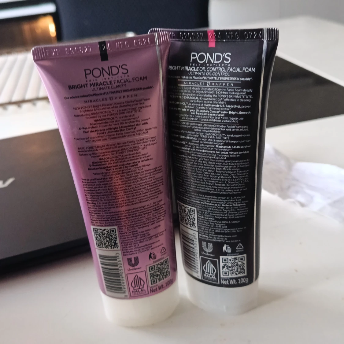 Pond's Bright Miracle Facial Foam duo - 1