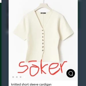 SÖKER!!!  stickad kortärmad topp Ginatricot - Söker! I storlek xs eller s 
