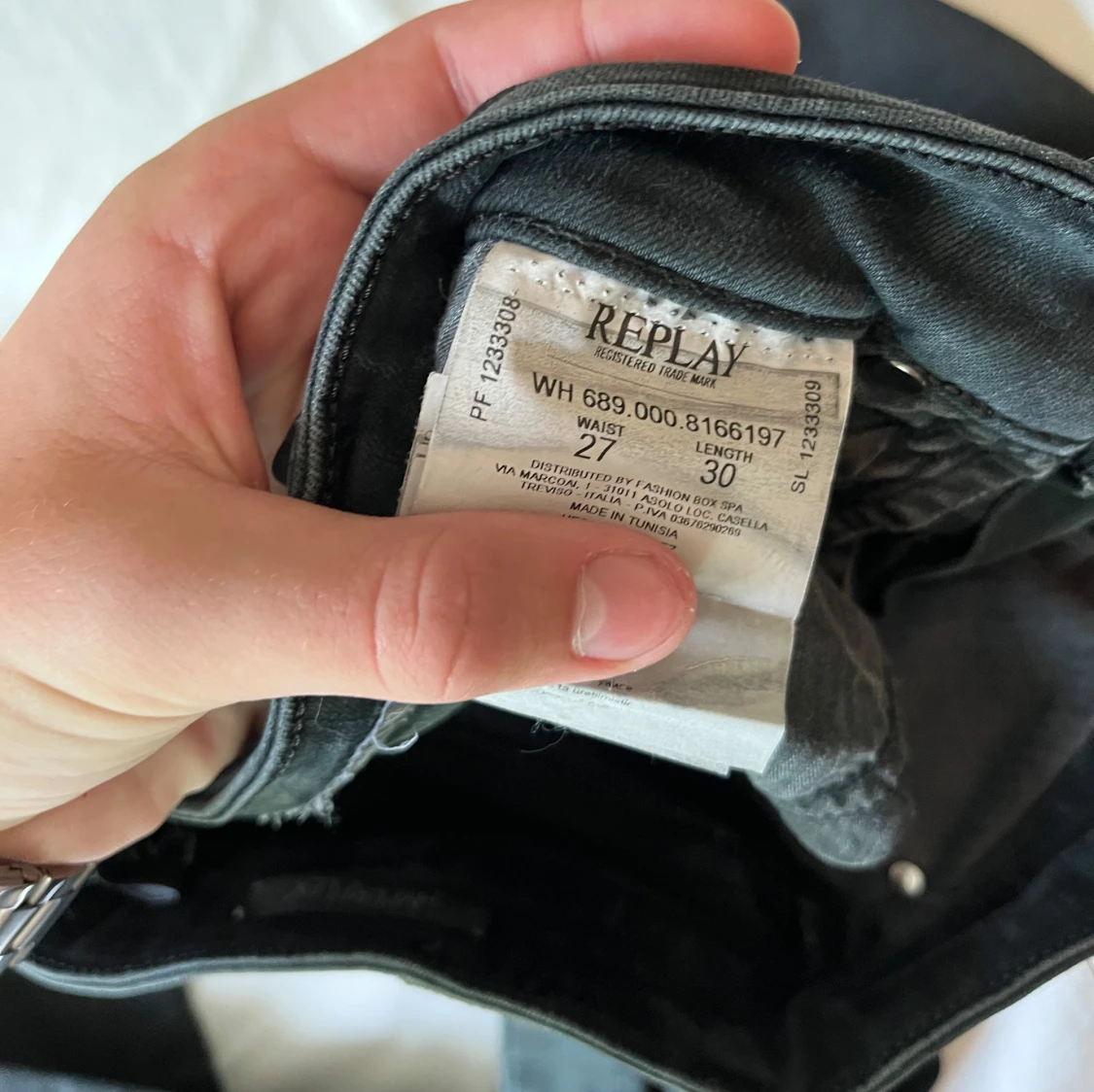 Replay Hyperflex svarta skinny jeans - 2