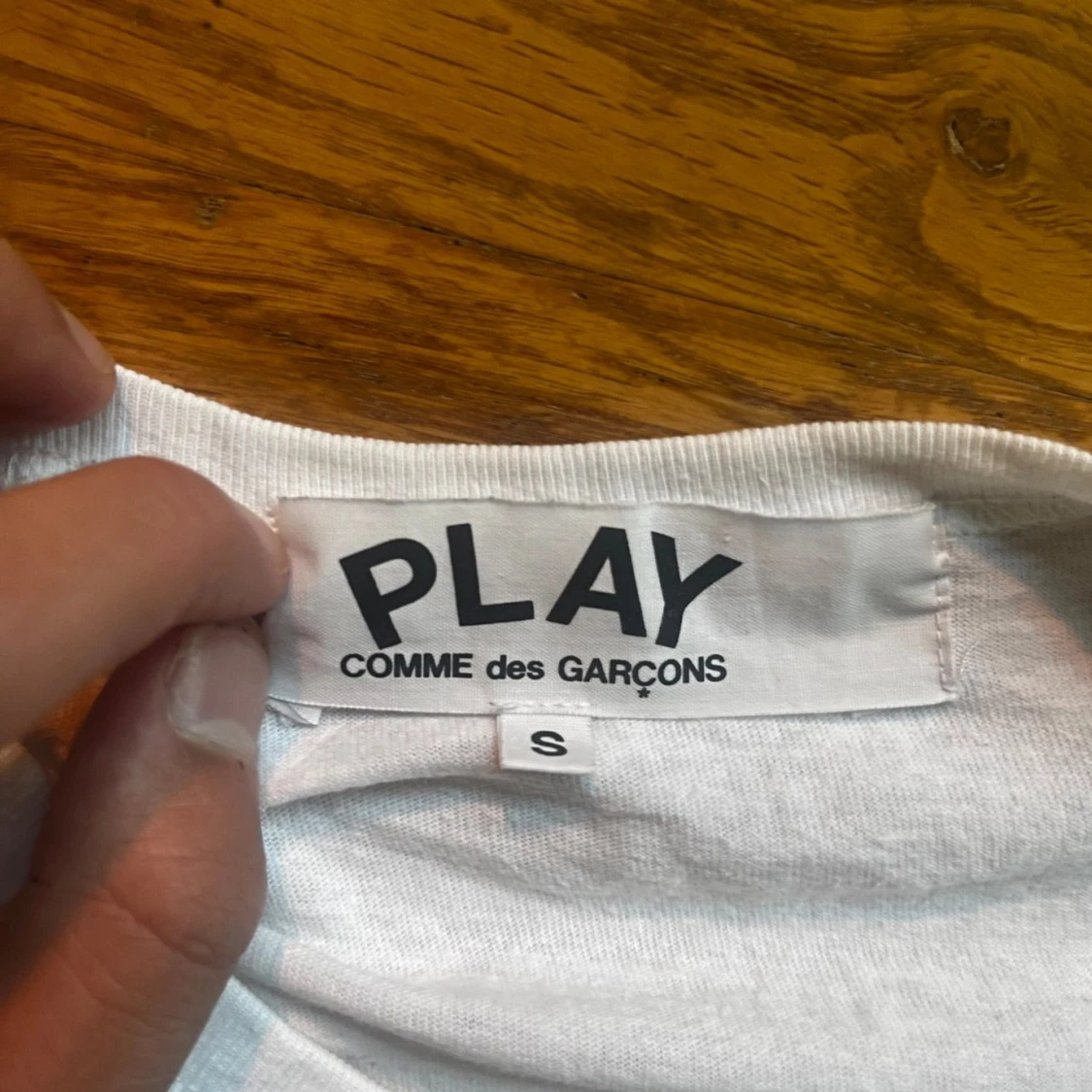 Vit t-shirt Comme des Garçons - 4