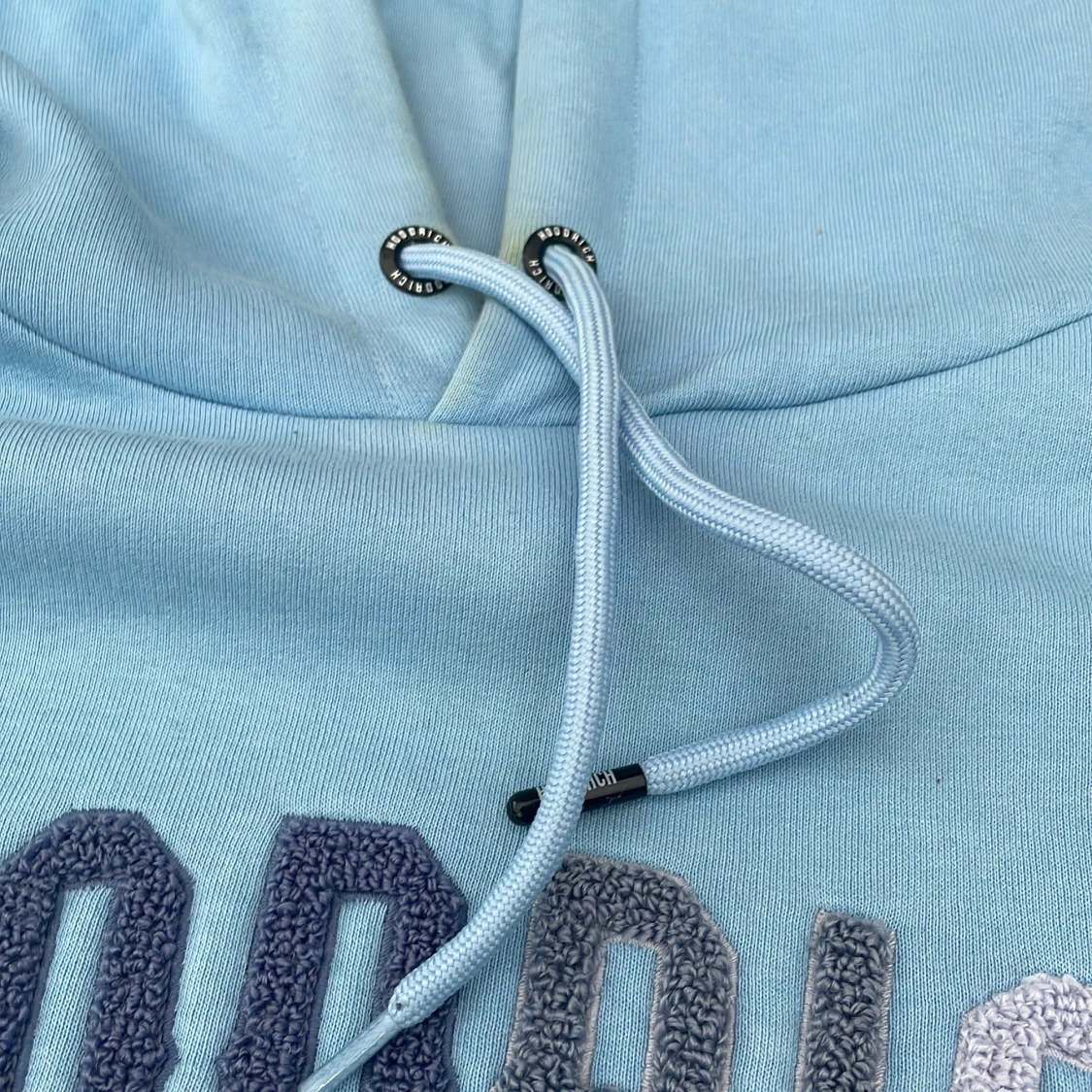 Blå HOODRICH hoodie med brodyr - 2