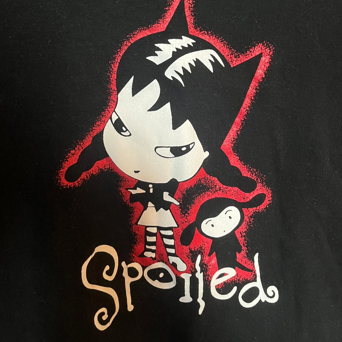 Svart t-shirt med tryck från Rock Metal - 1