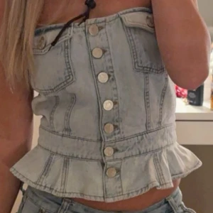 Jeans korsett topp - Så snygg korsetttopp som tyvärr inte kommer till andvädning❣️