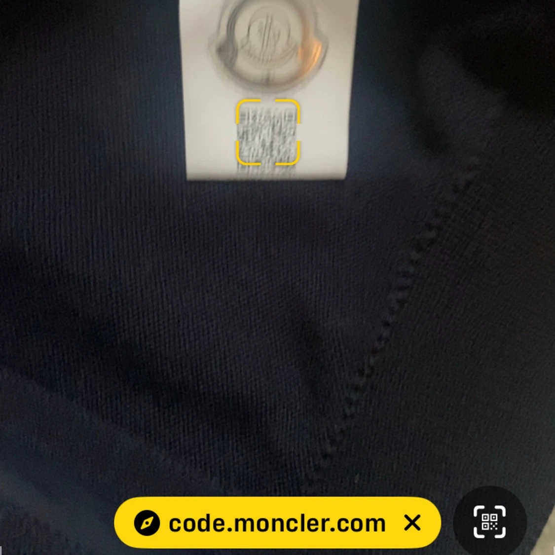 Mörkblå stickad tröja från Moncler - 3