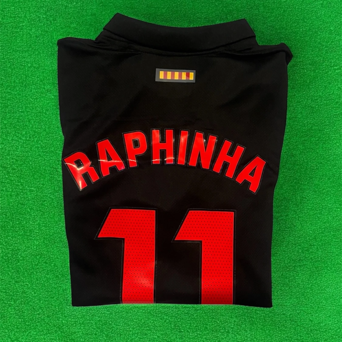 FC Barcelona svart fotbollströja Raphinha 11 - 2