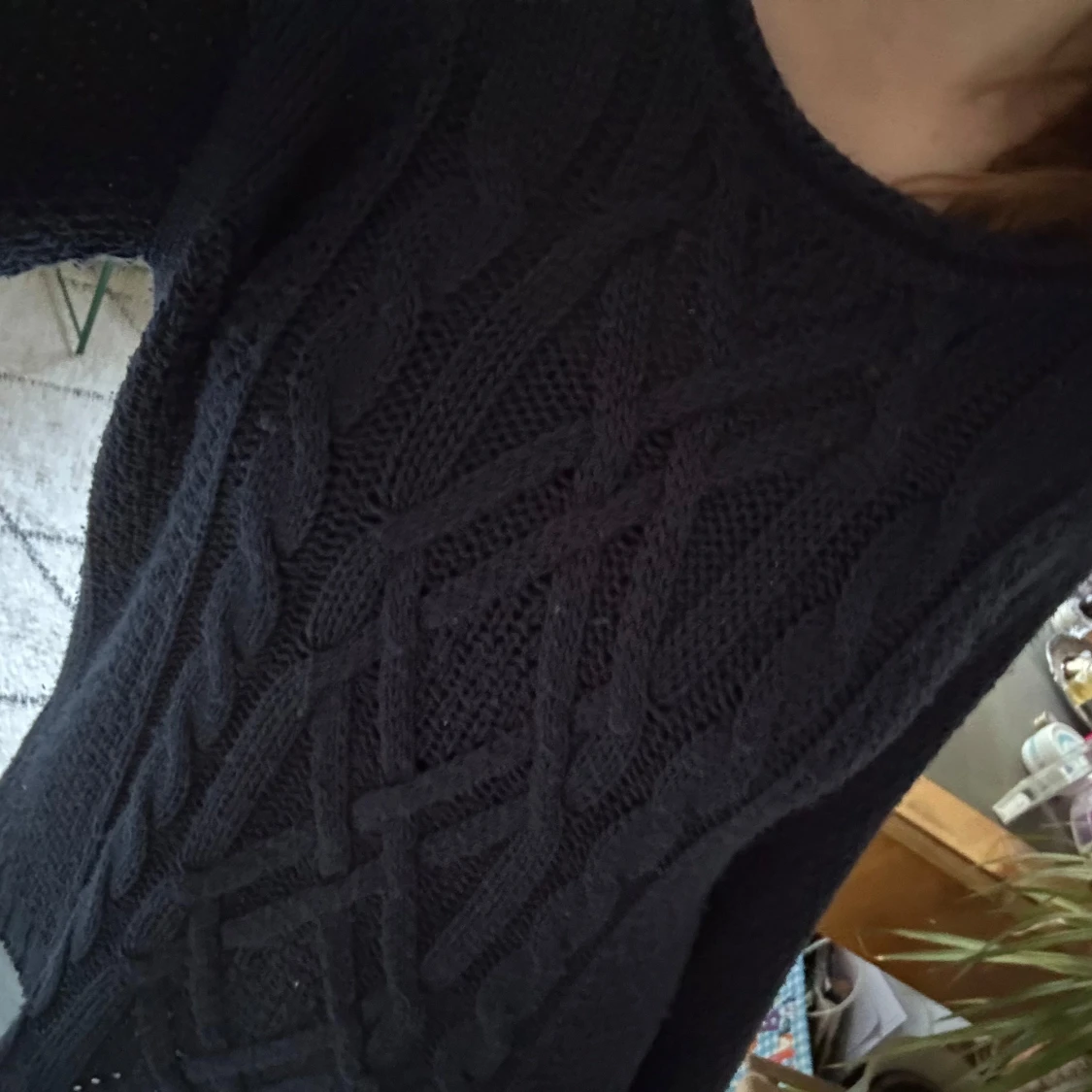 Mörkblå stickad💕 - 2