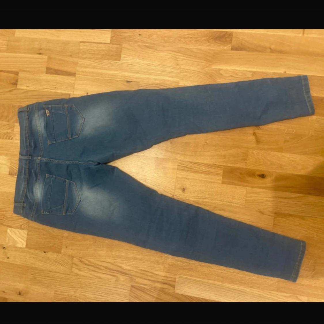 Blå skinny jeans från Erofa, stl 36 - 4