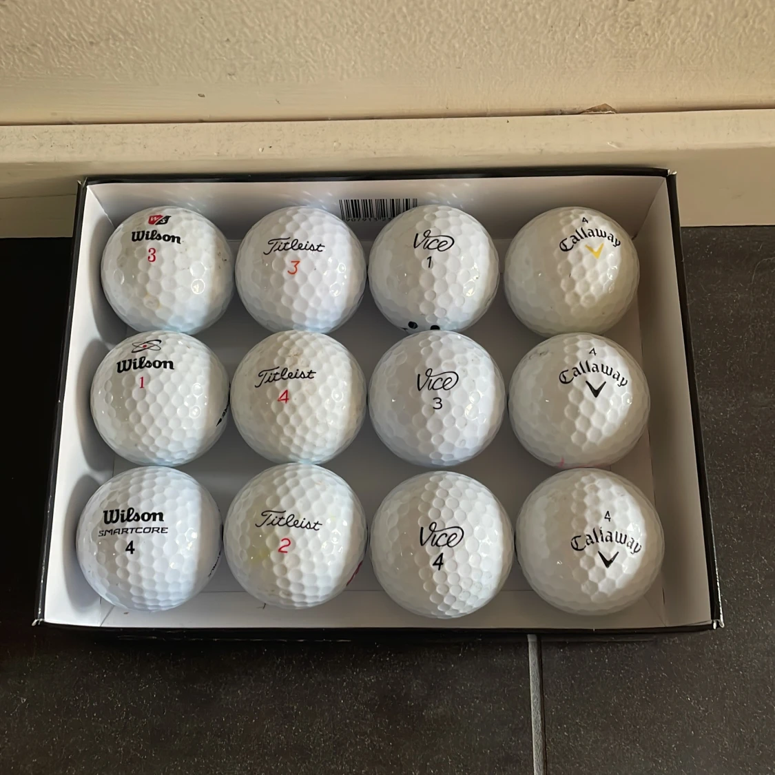 Golfbollar 12 st