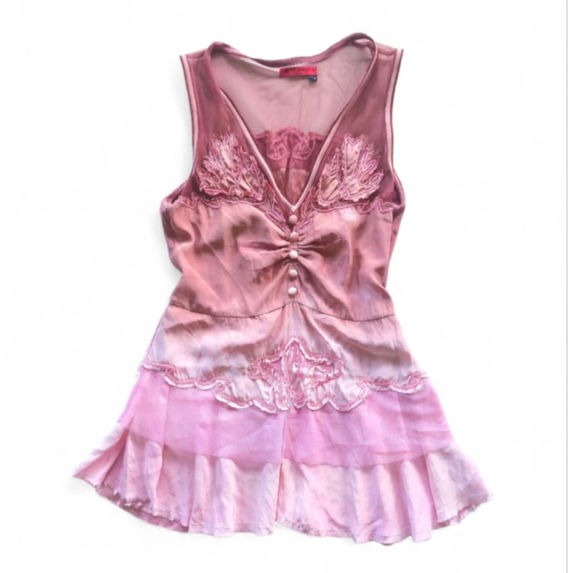 Rosa y2k Replay topp 