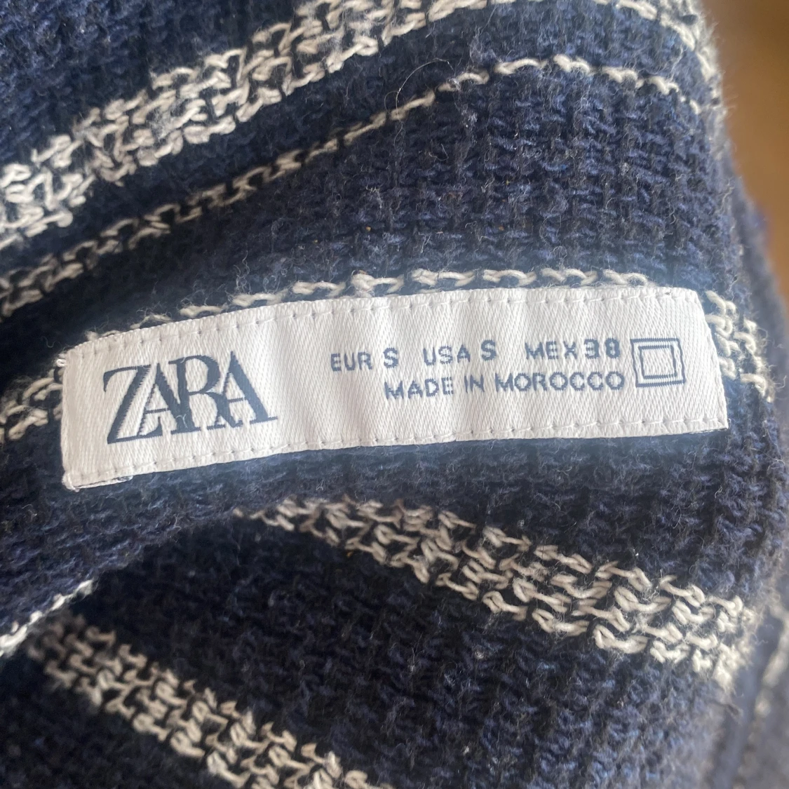 Randig blå skjorta från Zara - 2