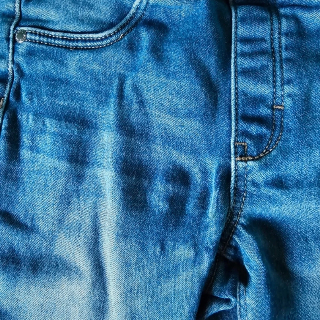 Blå jeans LAB stl 122 - 4