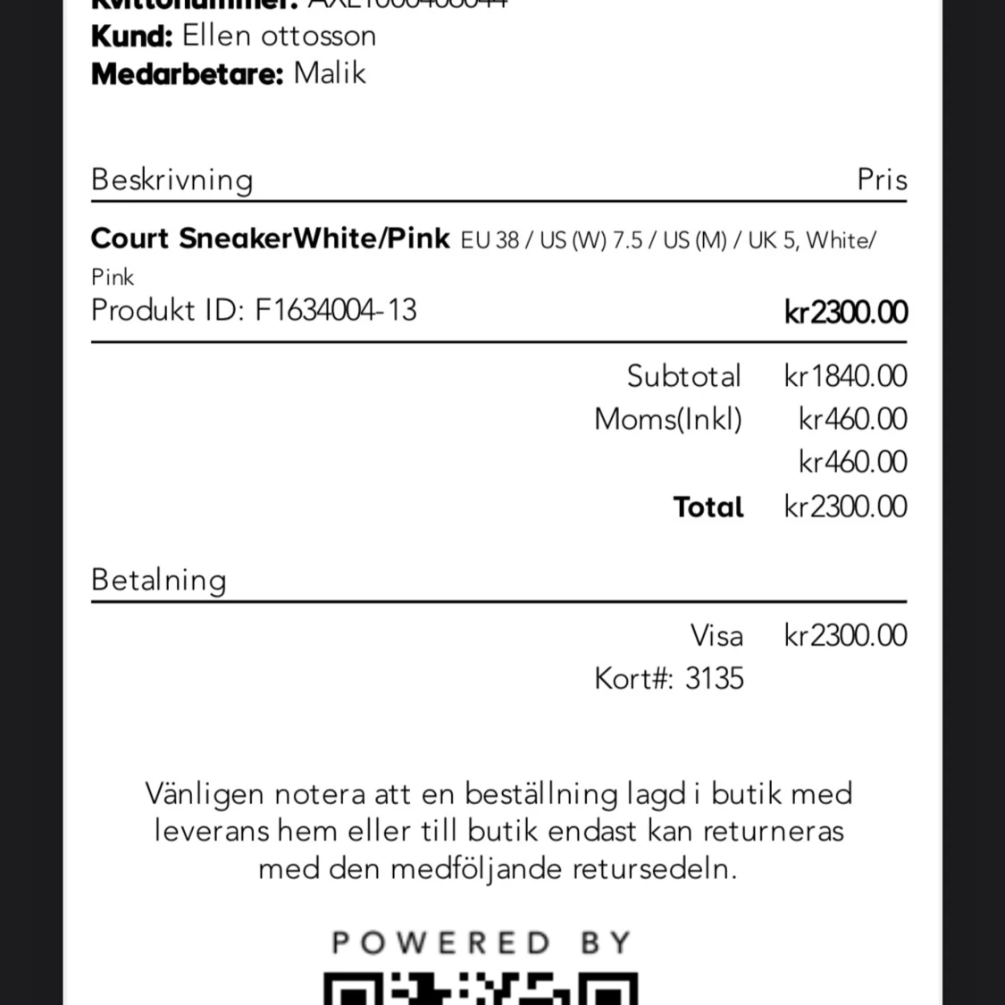 Axel Arigato Court Sneakers vit/rosa - 3