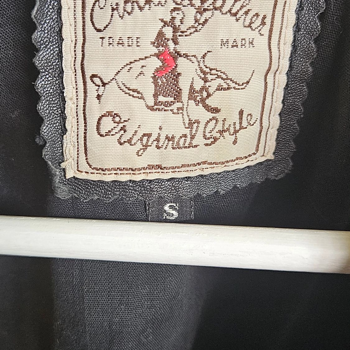 Svart skinnväst från Original Style - 2