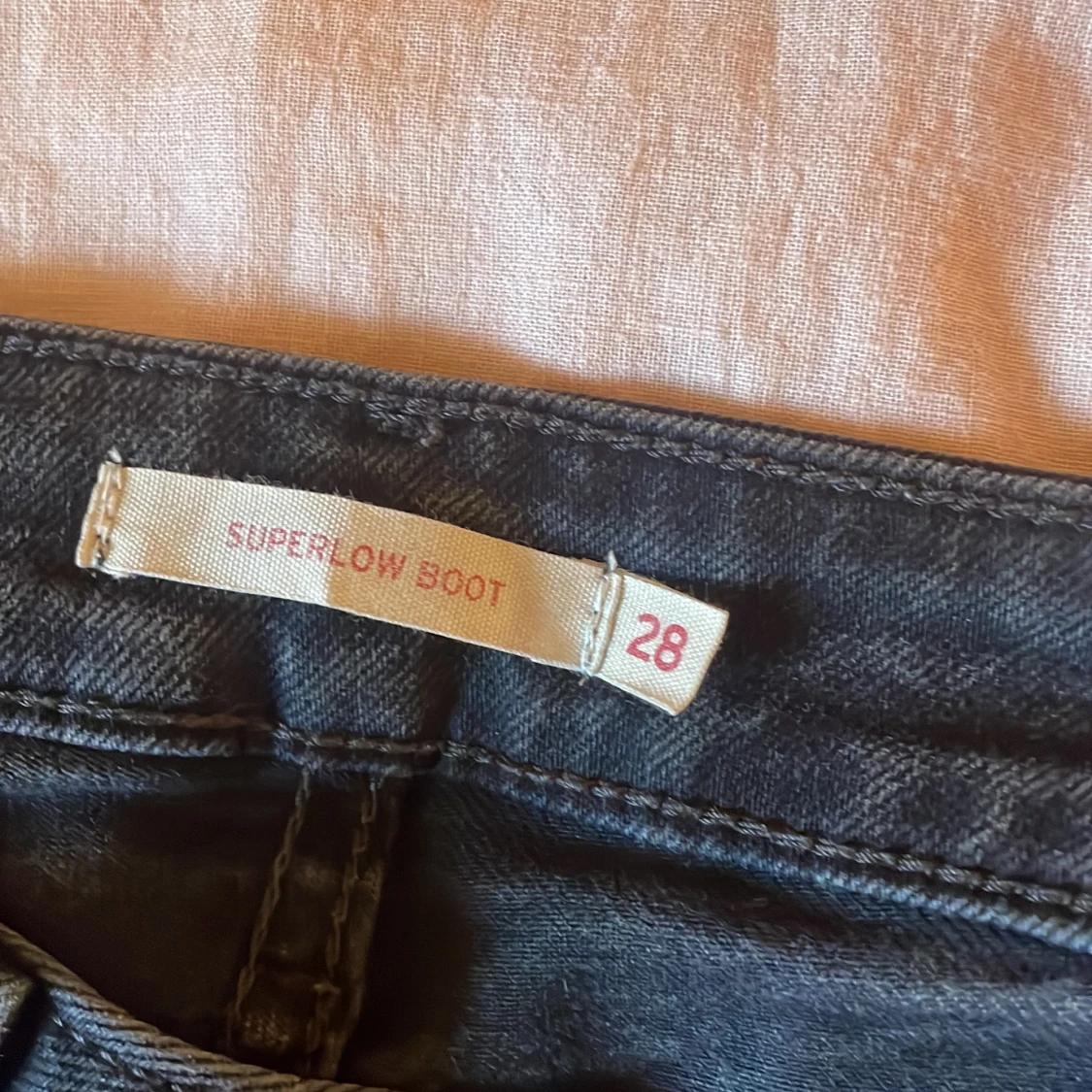 Levi's Superlow Bootcut jeans svart  - 3