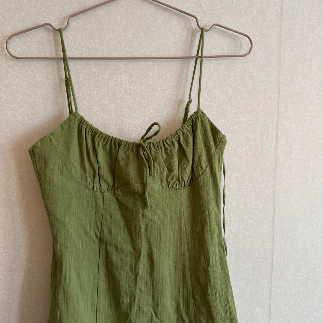 Grön långklänning från Zara - 1