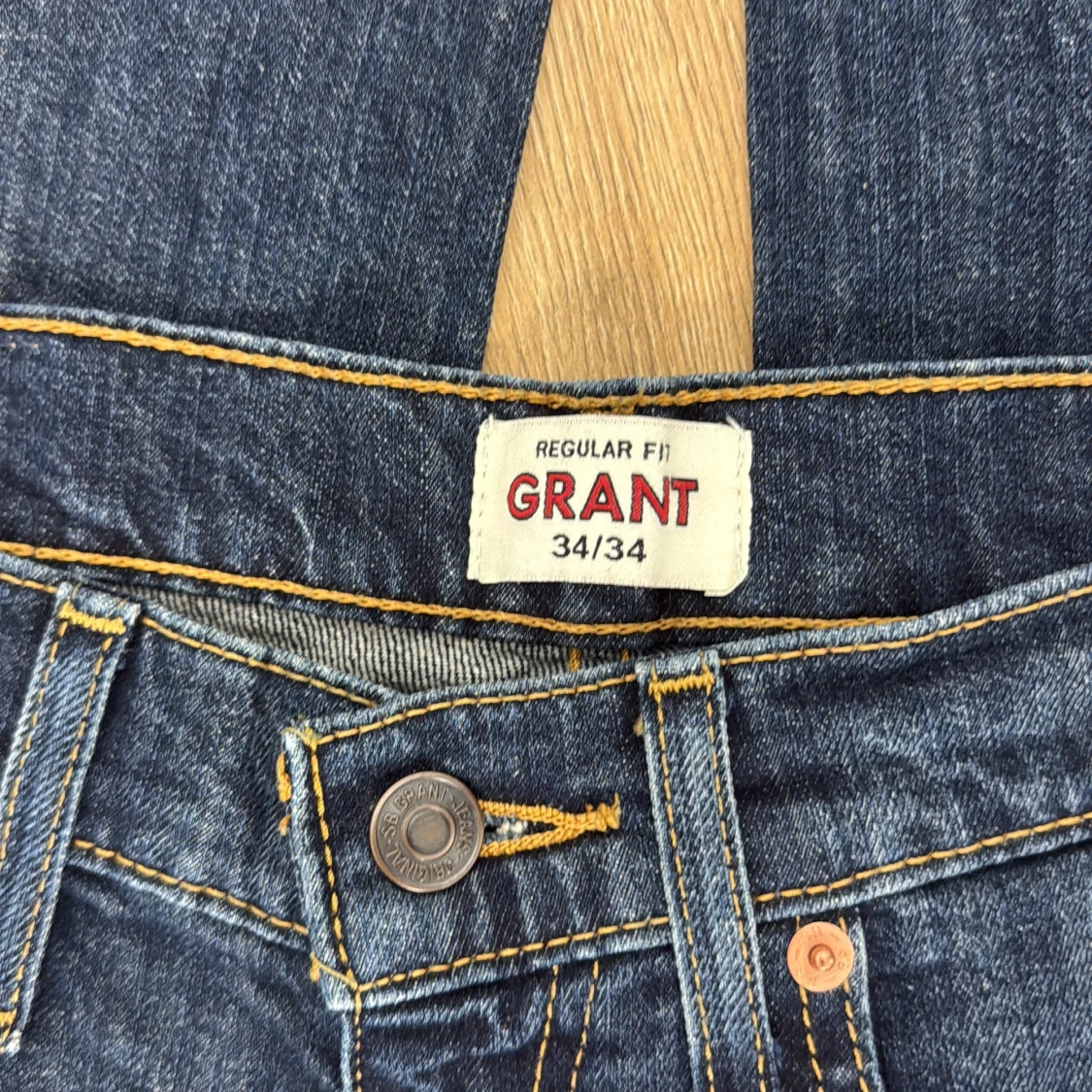 Grant Regular Fit jeans blå 34/34 - 2