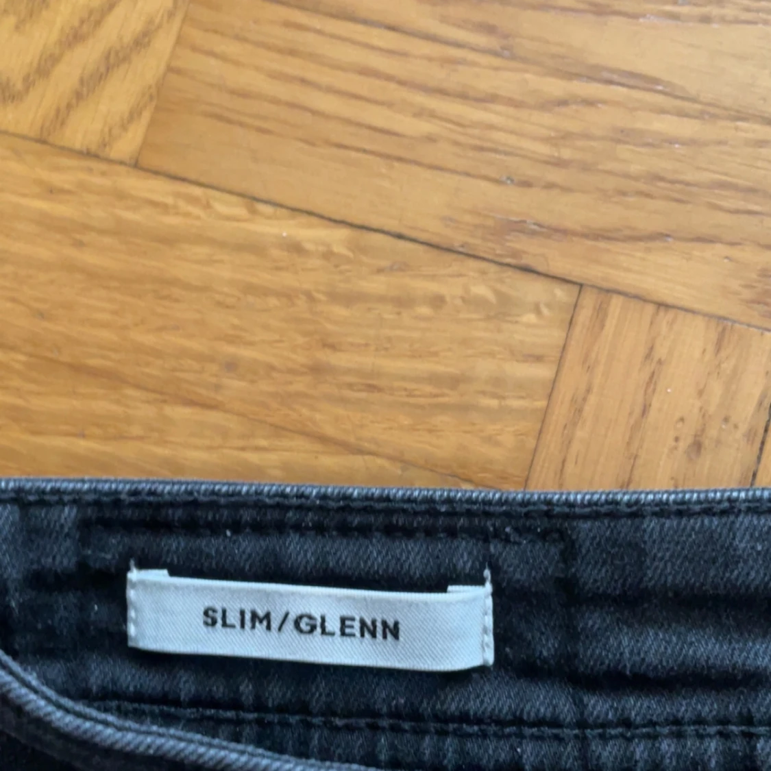 Svarta slim jeans SLIM/GLENN - 1