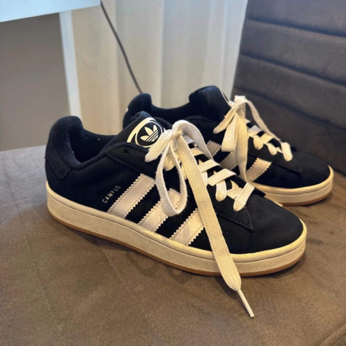 Adidas Campus sneakers svart/vit - 1