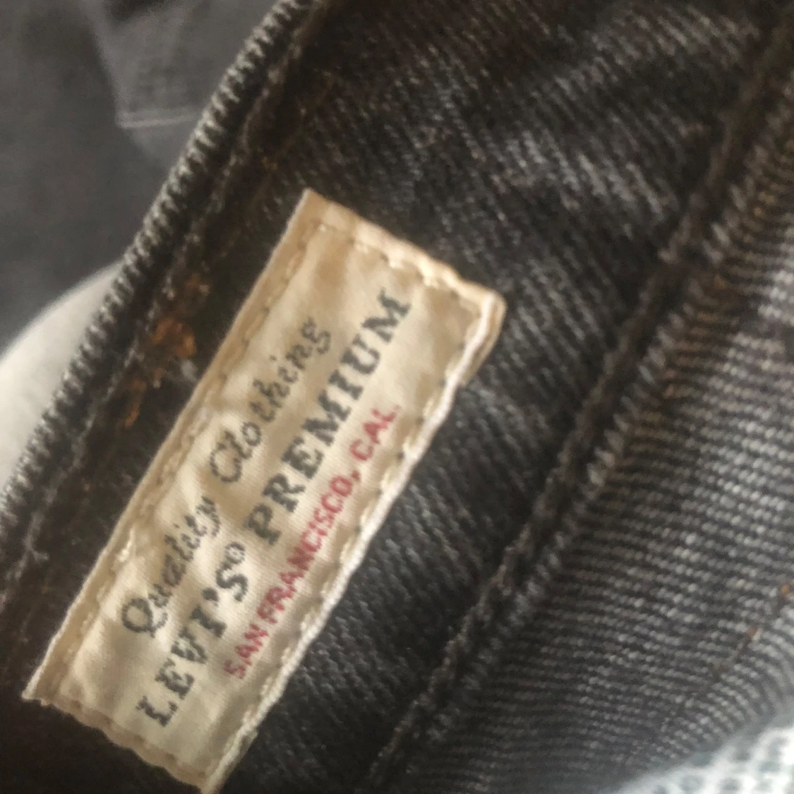 Levi's 501 svarta jeans straight fit - 4