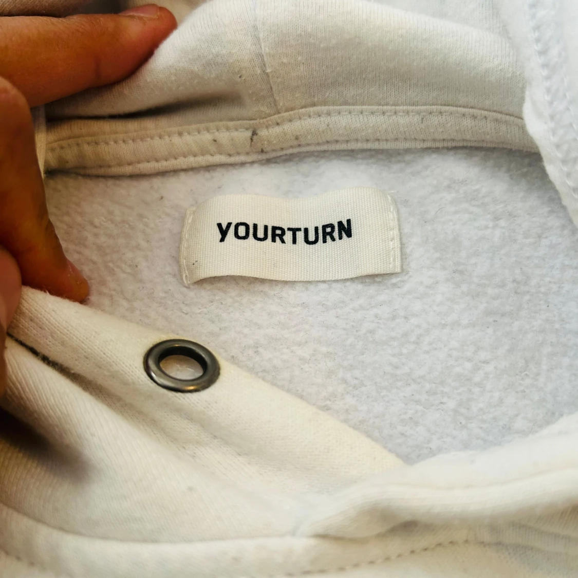 Vit hoodie från YOURTURN - 1