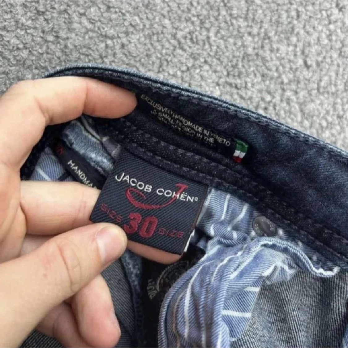 Jacob Cohen mörkblå jeans - 3