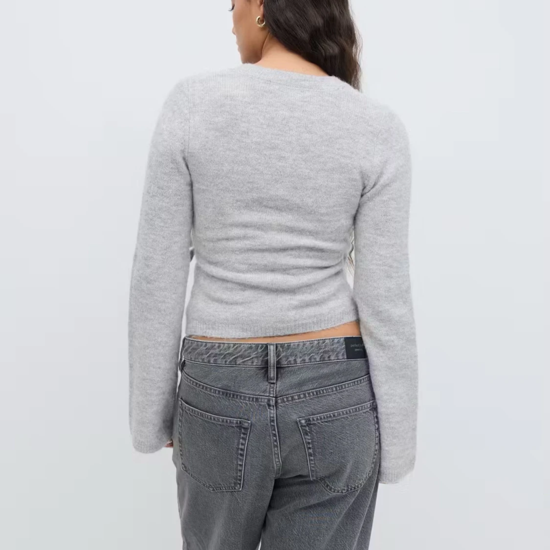 Knitted wrapt cardigan Gina Tricot  - 1