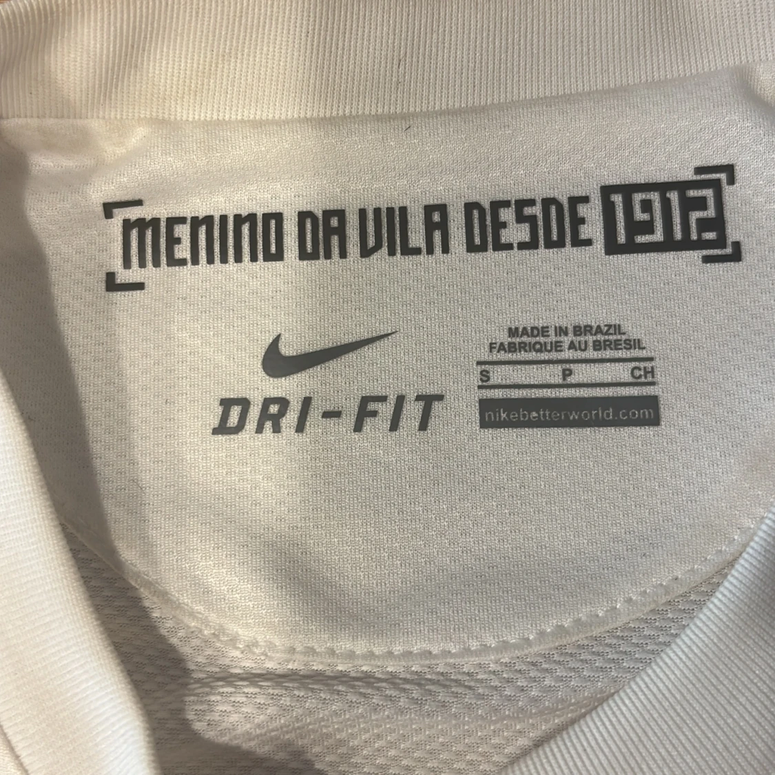 Vit Santos Neymar Jr matchtröja Nike S - 1