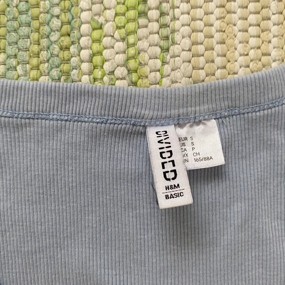 2-pack ribbade croppade toppar H&M S - 3