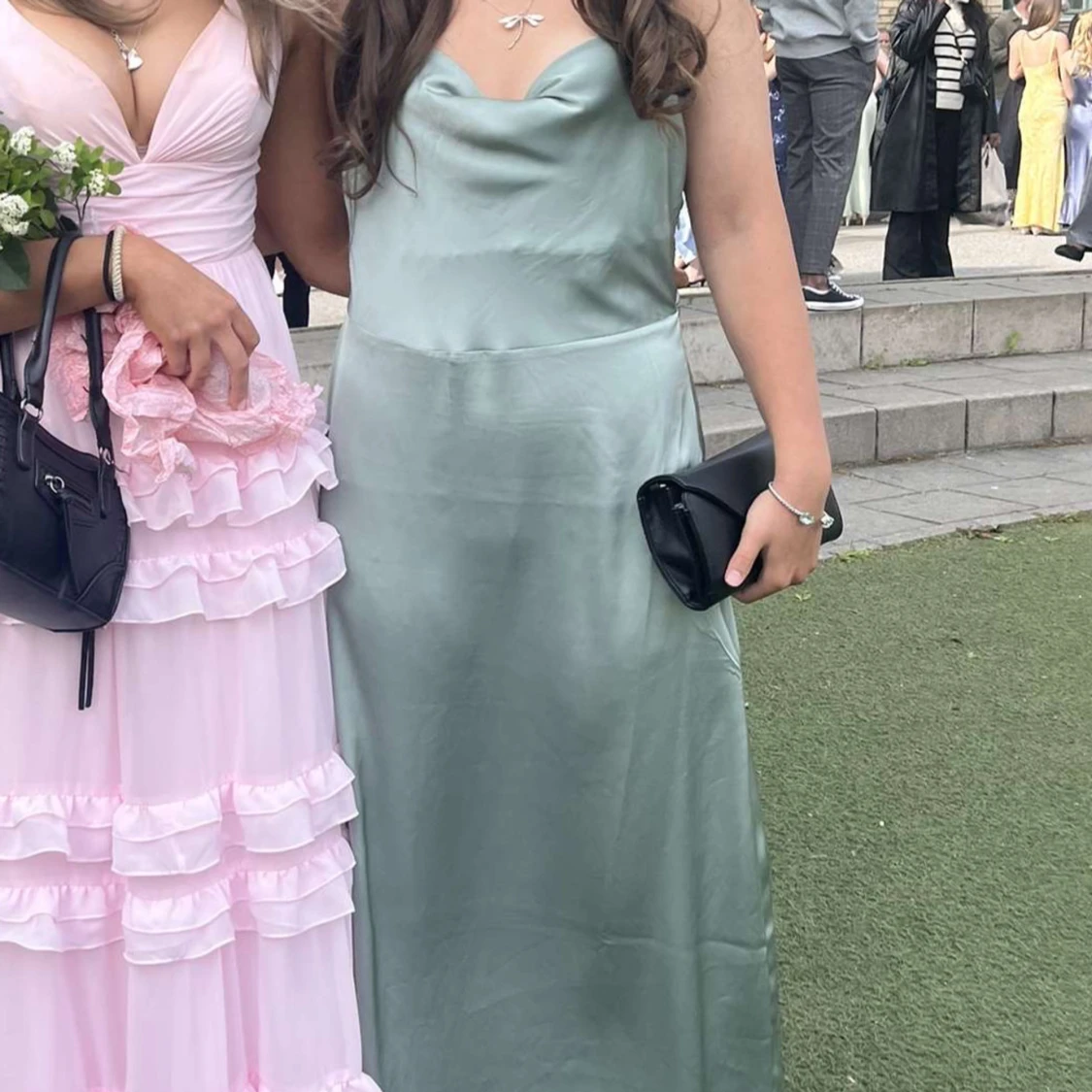 Ljusgrön balklänning  - 2