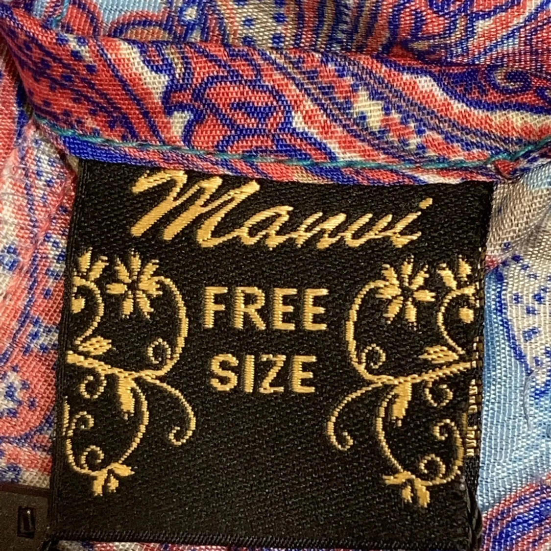 Mönstrad maxiklänning Manui - 2