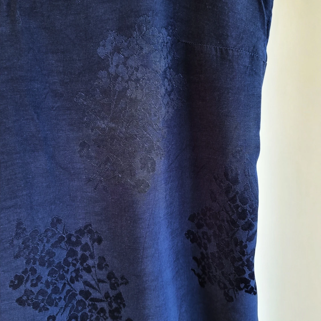 Blå linnetopp med knytband Esprit - 3