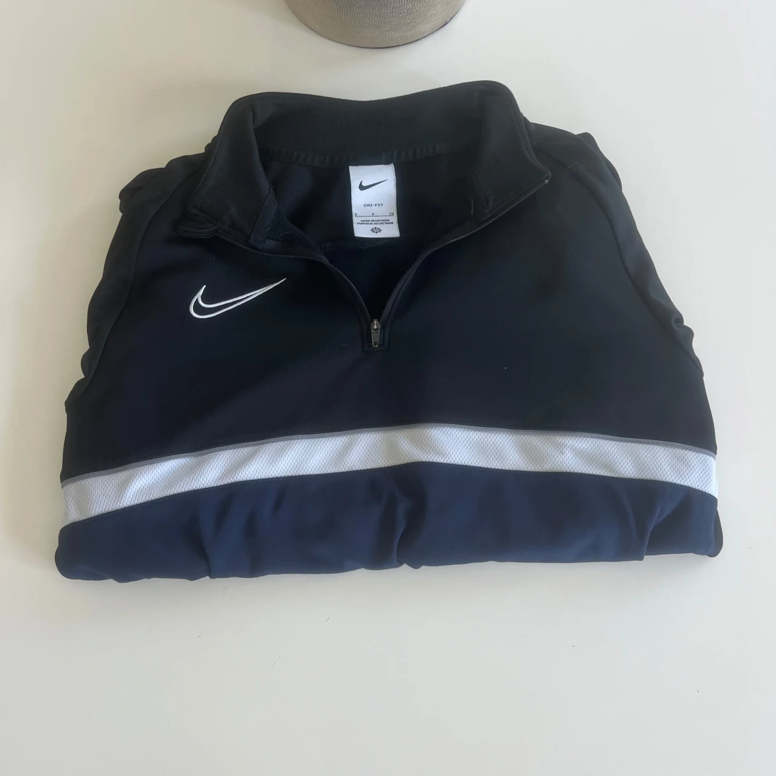 Nike half zip träningströja blå/svart - 1