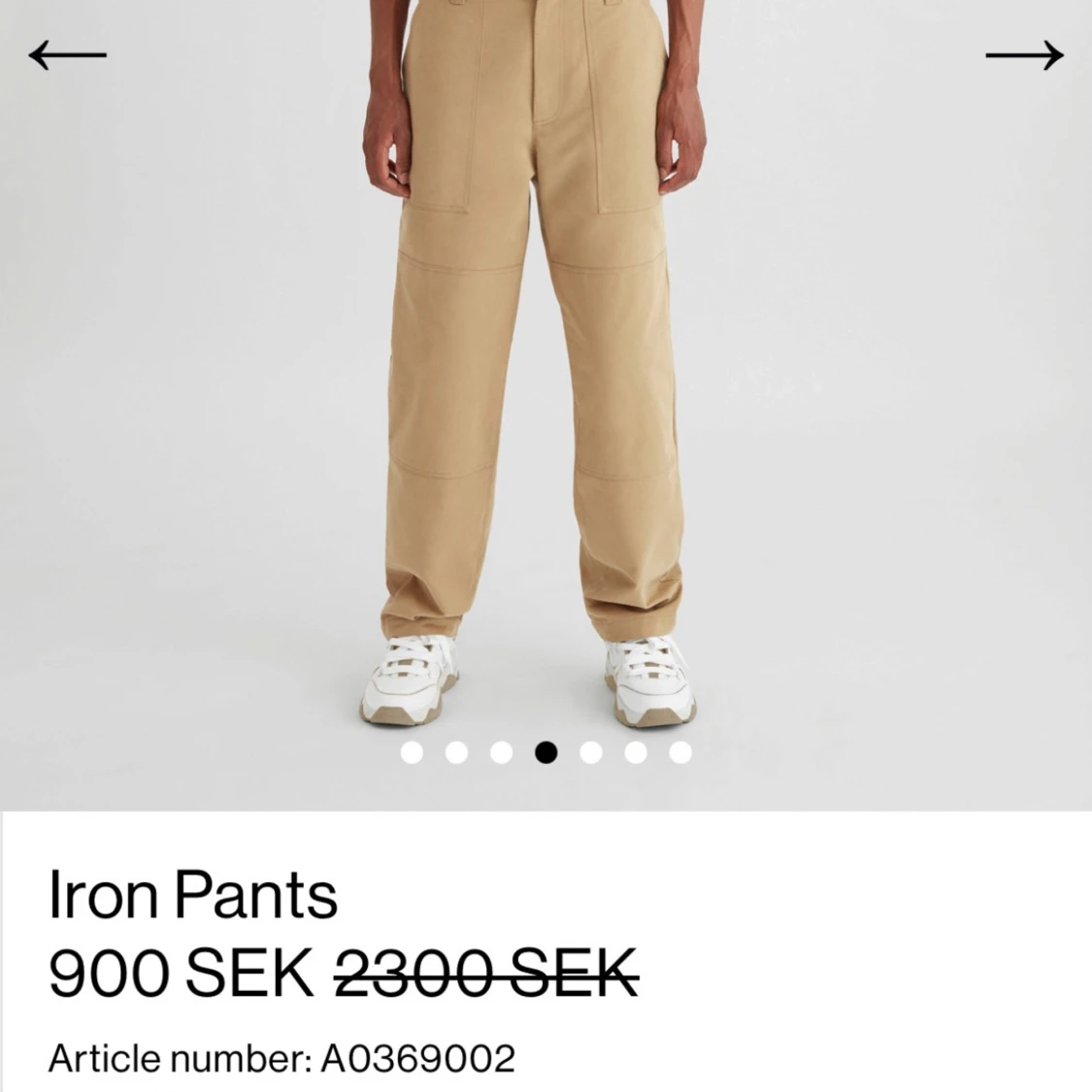 Svarta byxor från Axel Arigato Iron Pants - 4