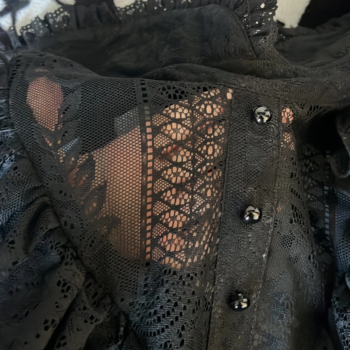 Svart spetsklänning från Killstar XS - 3