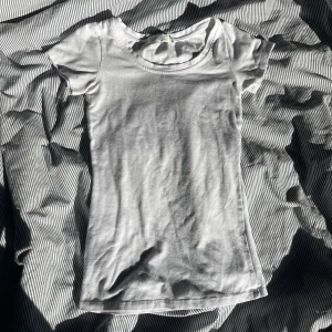 Vit t-shirt från Zela London - Säljer en vit t-shirt från Zela London. Den är kortärmad och i ett mjukt bomullsmaterial. Perfekt basplagg för alla tillfällen. Använt få gånger. Storlek XS.