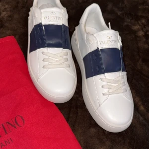 Giovani valentino  - Hej säljer ett par valentino skor i färgen mörkblå storlek 42 följer med dustbag.  Helt nya 