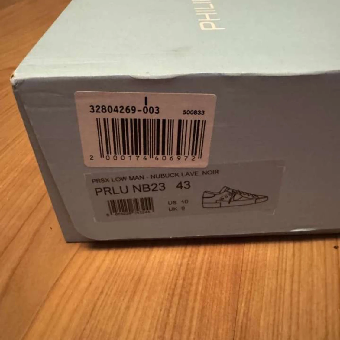 Svarta sneakers från Philippe Model - 1