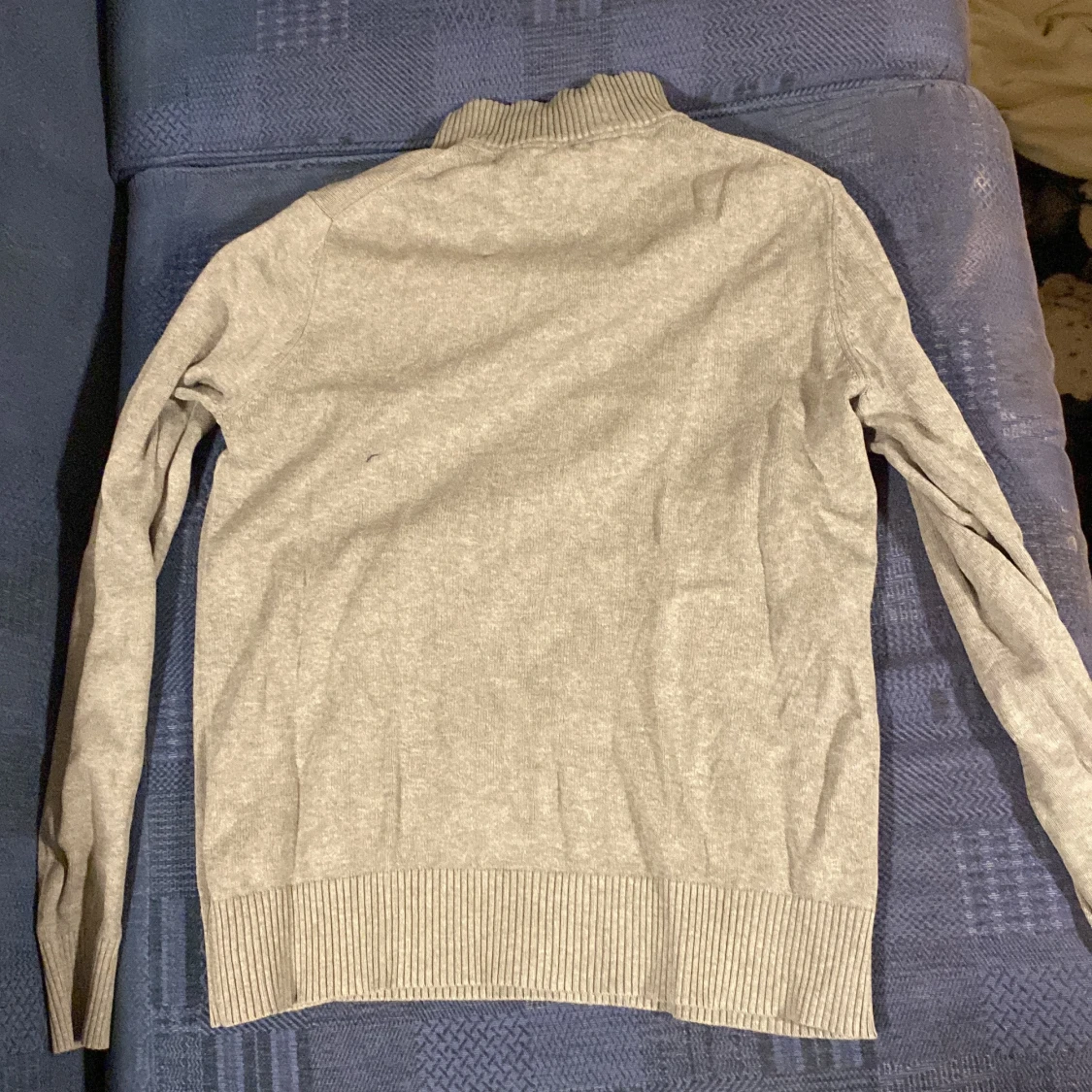 Grå tröja med dragkedja från Tommy Hilfiger - 2