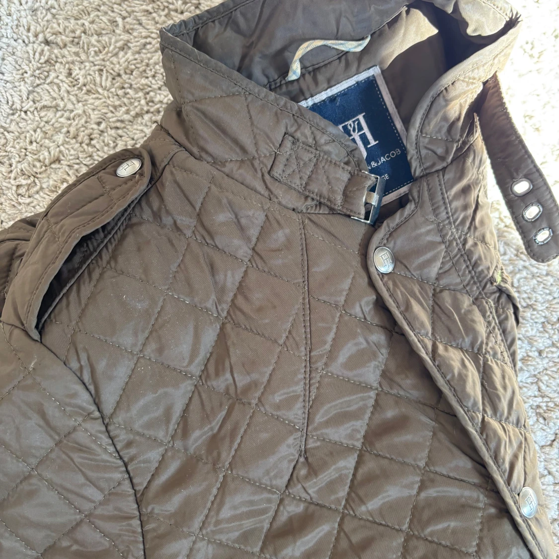 Grön quiltad jacka från Hansen & Jacob - 2