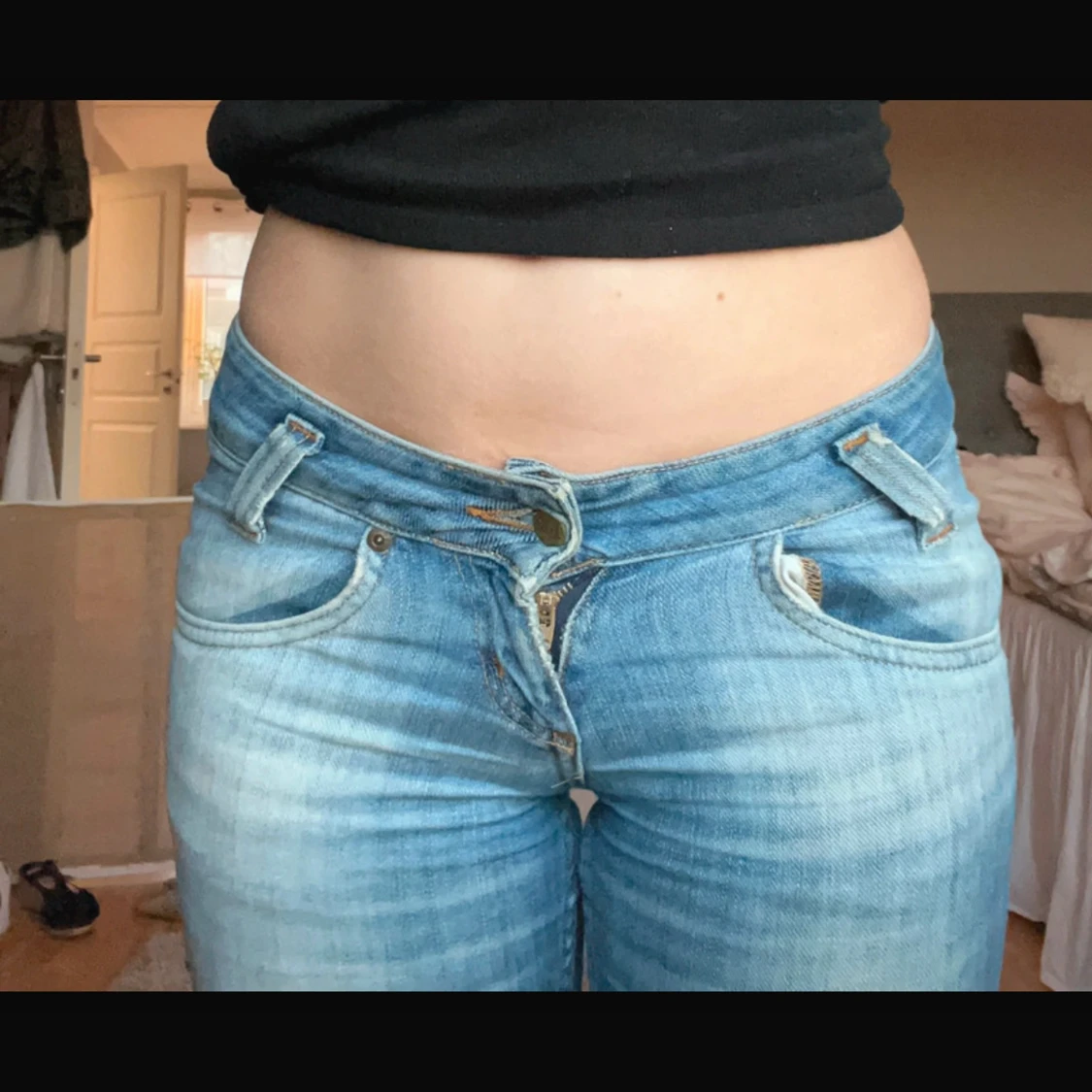 Blå jeans från Lee