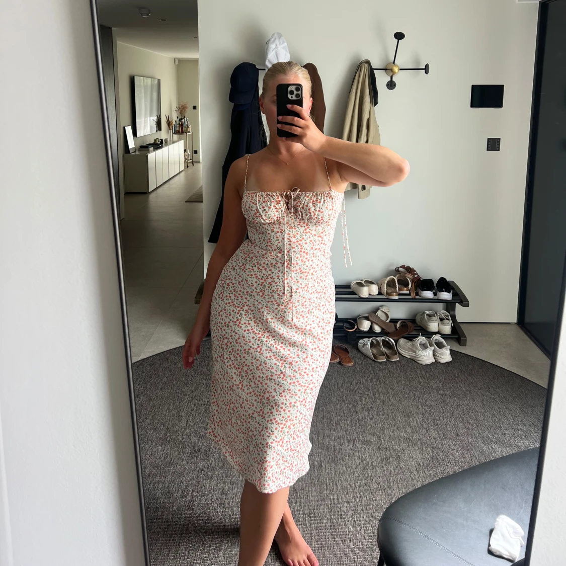 Blommig Adoore klänning 